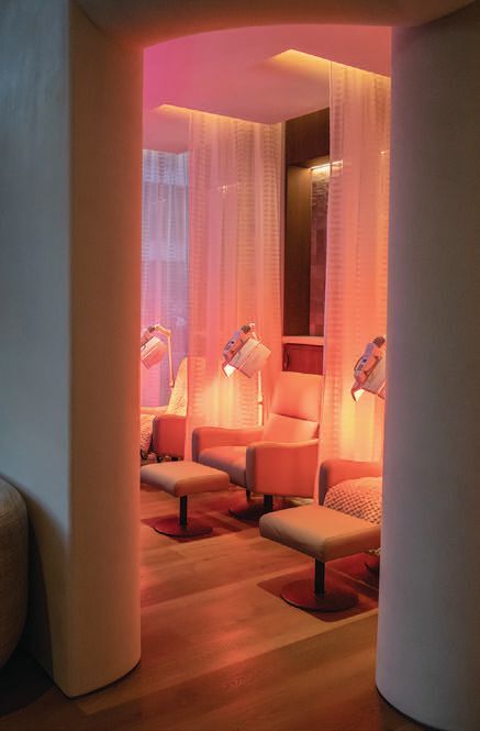 Other services offered include red light therapy, IV hydration, cryotherapy and more. Photographed by CARRIE EVANS