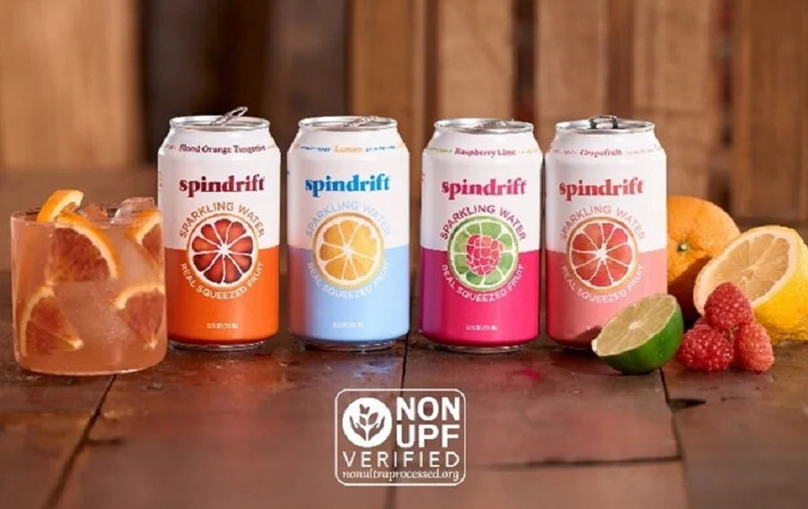 Spindrift beverage cans