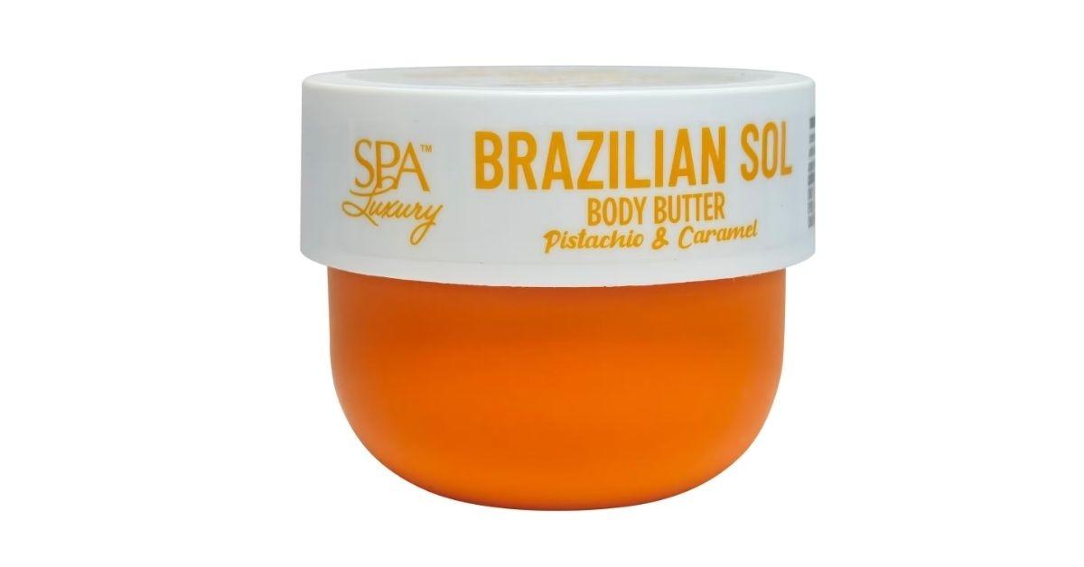 luxury brazilian sol pistachio and caramel body butter