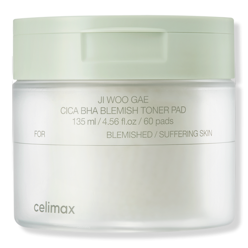 Jiwoogae Cica Bha Blemish Toner Pad