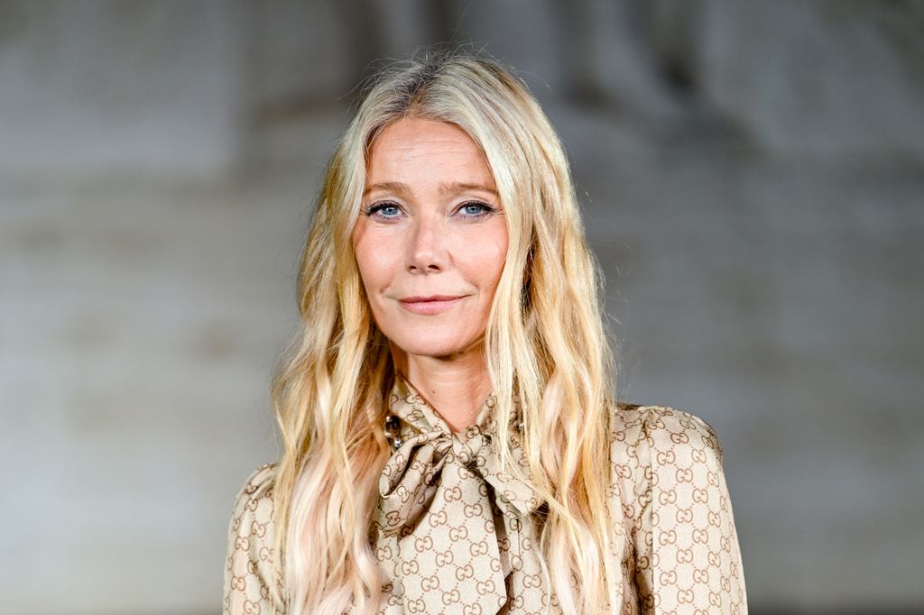 Gwyneth Paltrow at the Gucci fashion show as part of Spring/Summer 2026 Milan Fashion Week held at Palazzo Mezzanotte on September 23, 2025 in Milan, Italy. (Photo by Saira MacLeod/WWD via Getty Images)