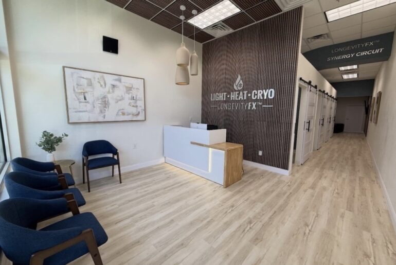 the interior of a wellness studio