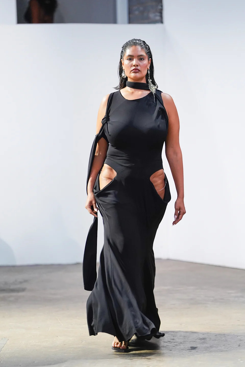 Models on the catwalk at the Karoline Vitto show at 180 Strand London, during London Fashion Week. Picture date: Saturday February 21, 2026.