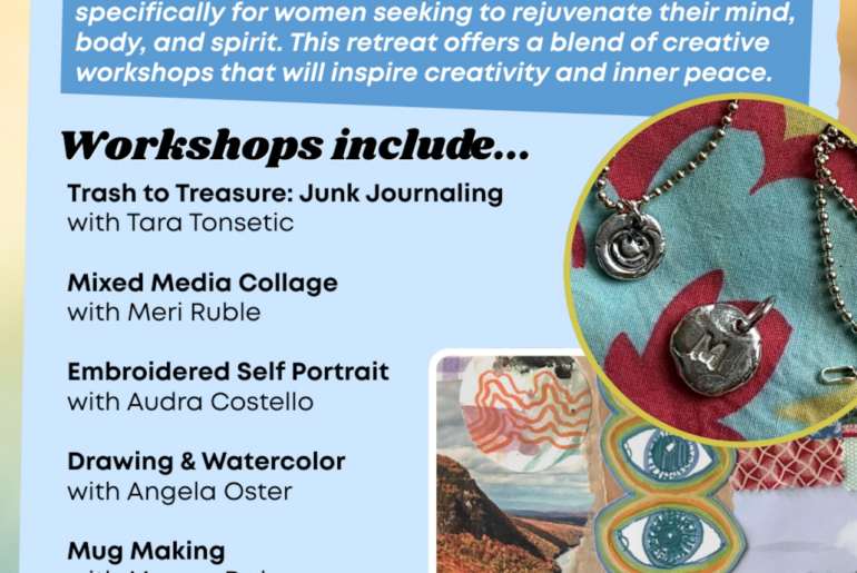 BAYarts celebrates the creatives of our community with a Creative Wellness Women’s Retreat