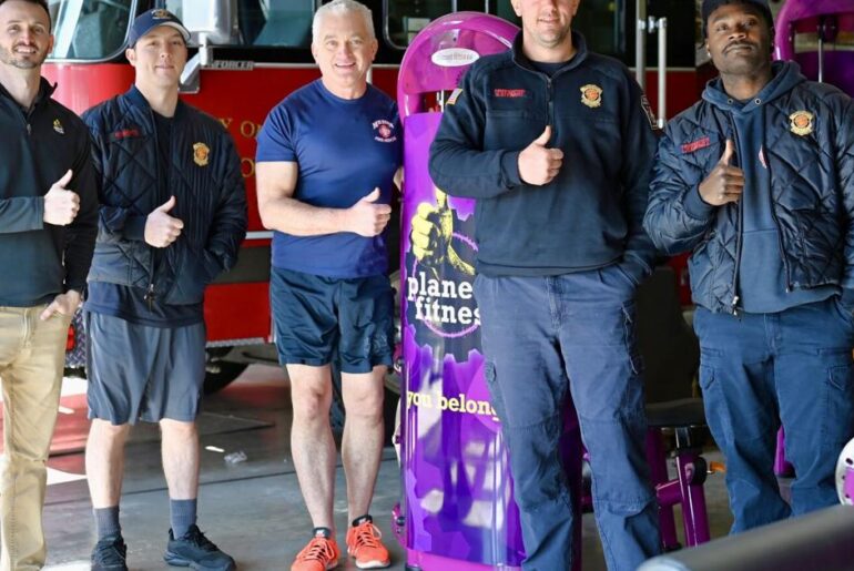 Planet Fitness outfits Milton fire station with strength-training equipment