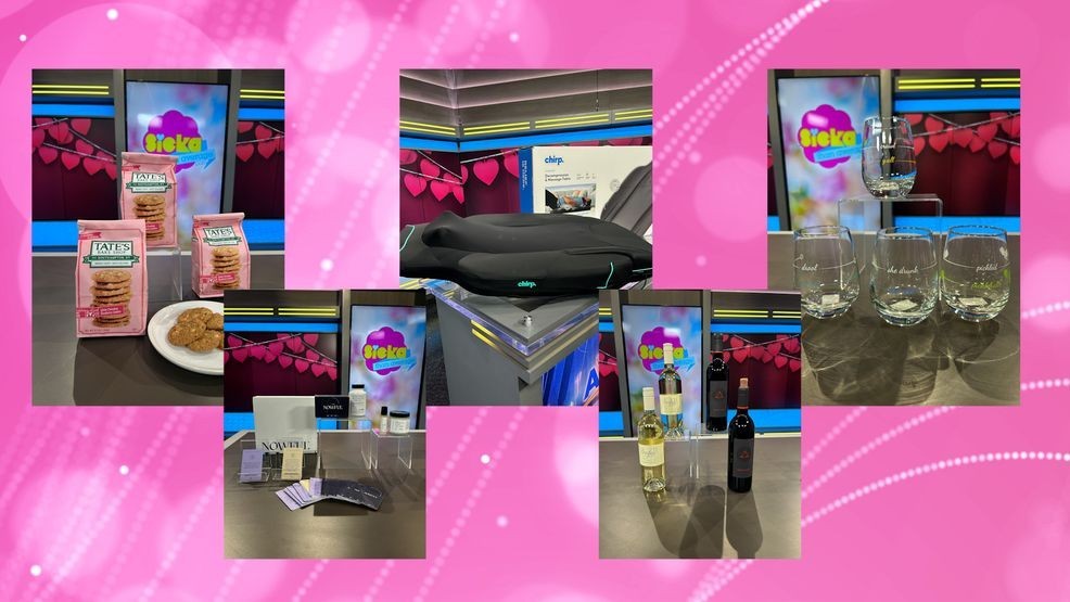 Next up! Celia chose these premium products: Nowful, Tate’s Bake Shop, Brassfield Estate Winery, Pourtions, and Chirp.