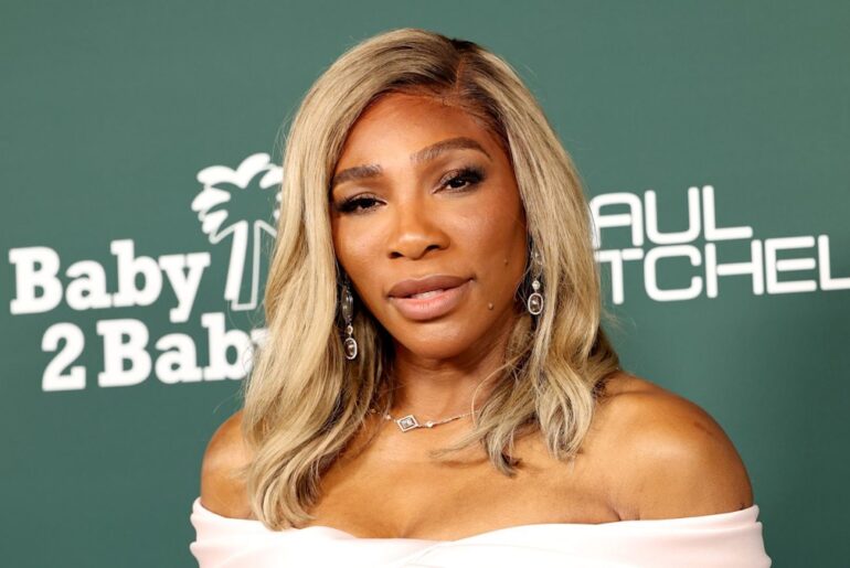 Serena Williams displays sculpted physique in micro shorts after 34lbs weight loss transformation