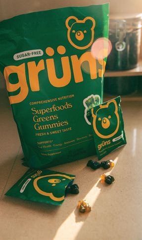 Grüns Superfoods gummies gruns.co PHOTO BY: COURTESY OF THE BRANDS