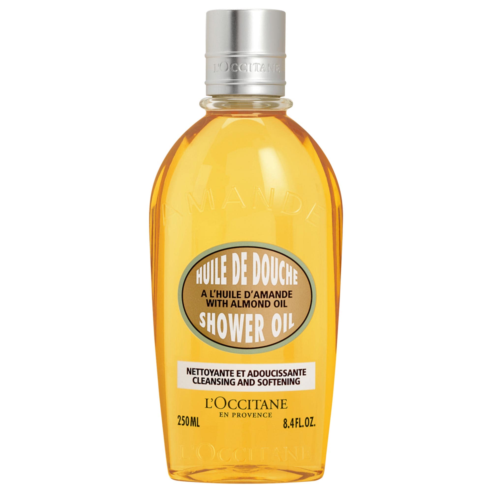 Cleansing and Softening Refillable Shower Oil With Almond Oil