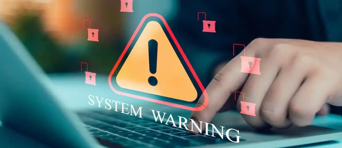 Data breach, network security risk, cyber attack information protection concept for IT monitoring and threat detection.