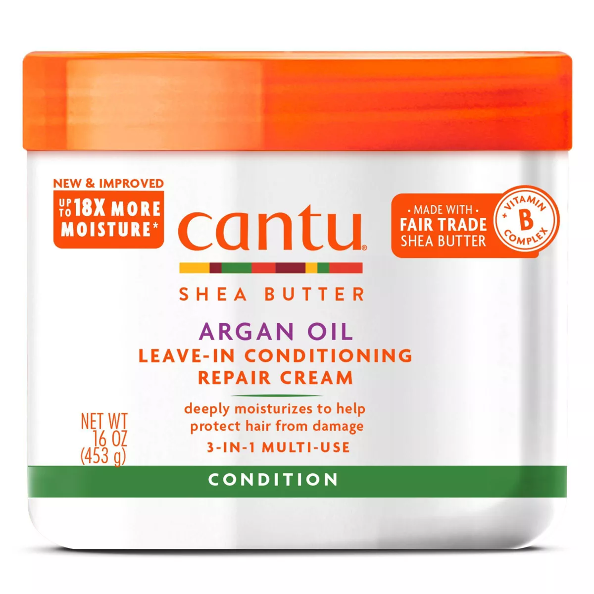 Cantu Argan Oil Leave-In Conditioning Repair - 16 Fl Oz