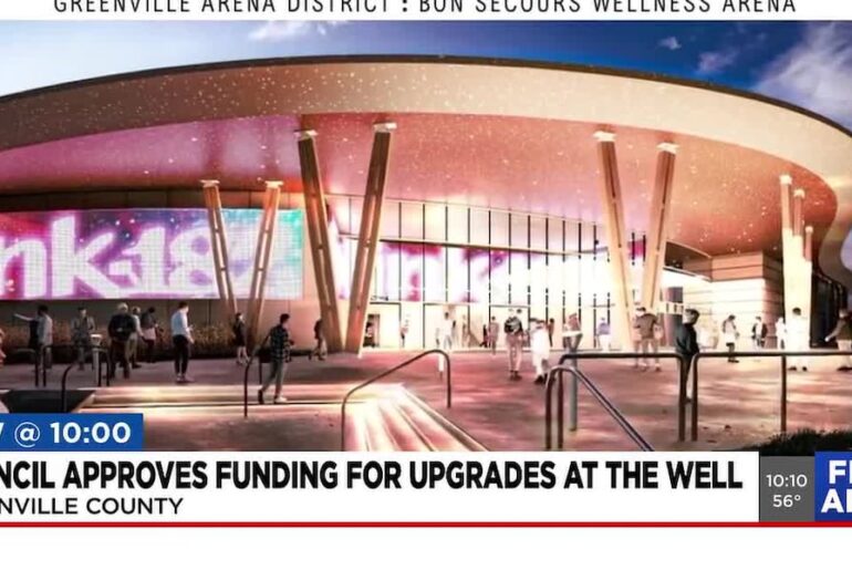 Greenville Co. leaders approve funding for Bon Secours Wellness Arena upgrades