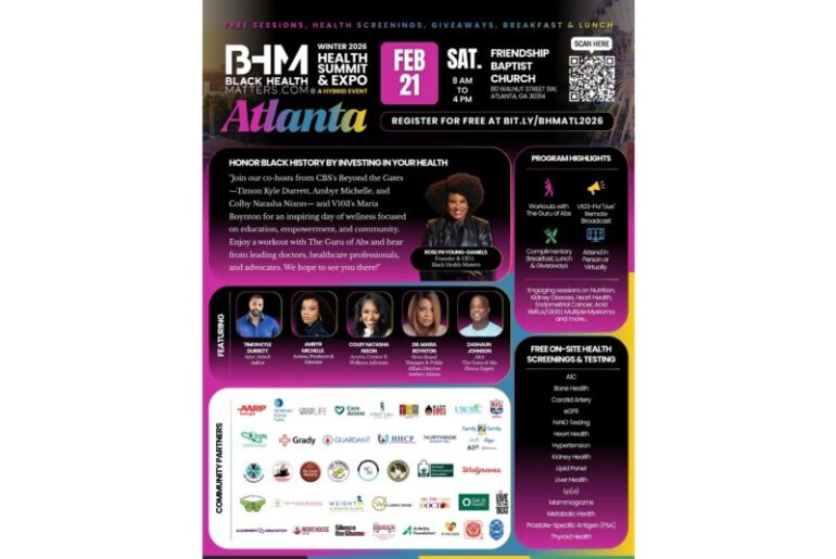 Black Health Matters Brings Health & Wellness Movement to Atlanta During Black History Month