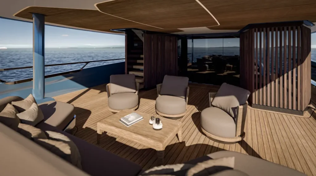Italian shipyard’s debut superyacht is a 131ft beauty that draws inspiration from supercars