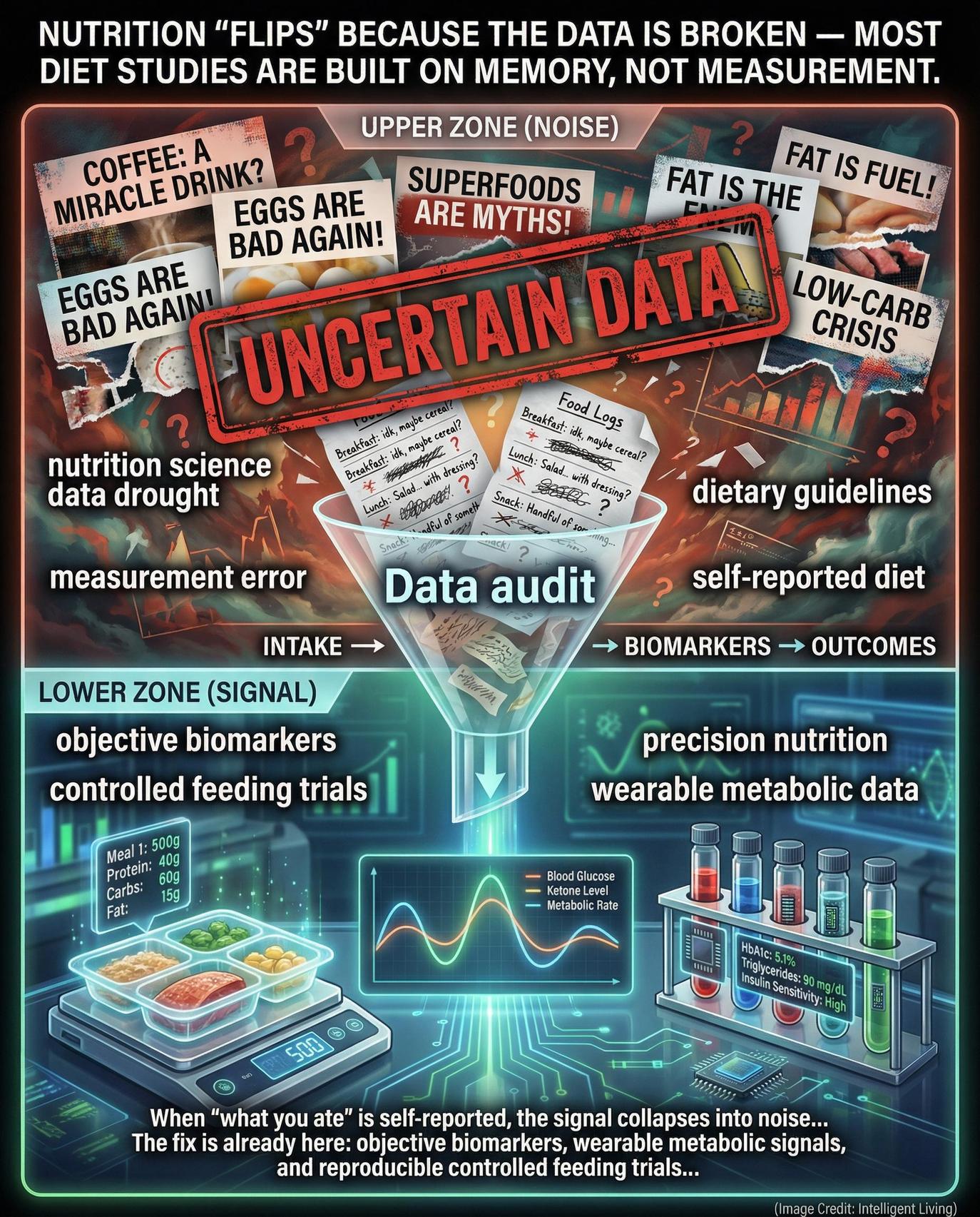 The NIH Nutrition for Precision Health program is linking genomic, microbiome, and lifestyle data to predict individual responses to diet and push nutrition toward a personalised future.