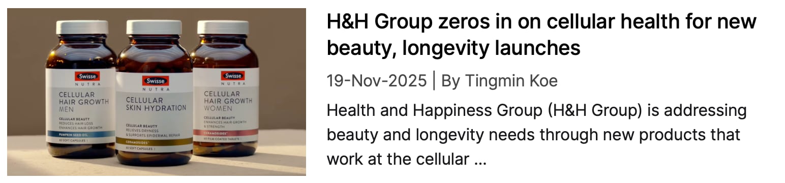 Screenshot of NutraIngredients coverage