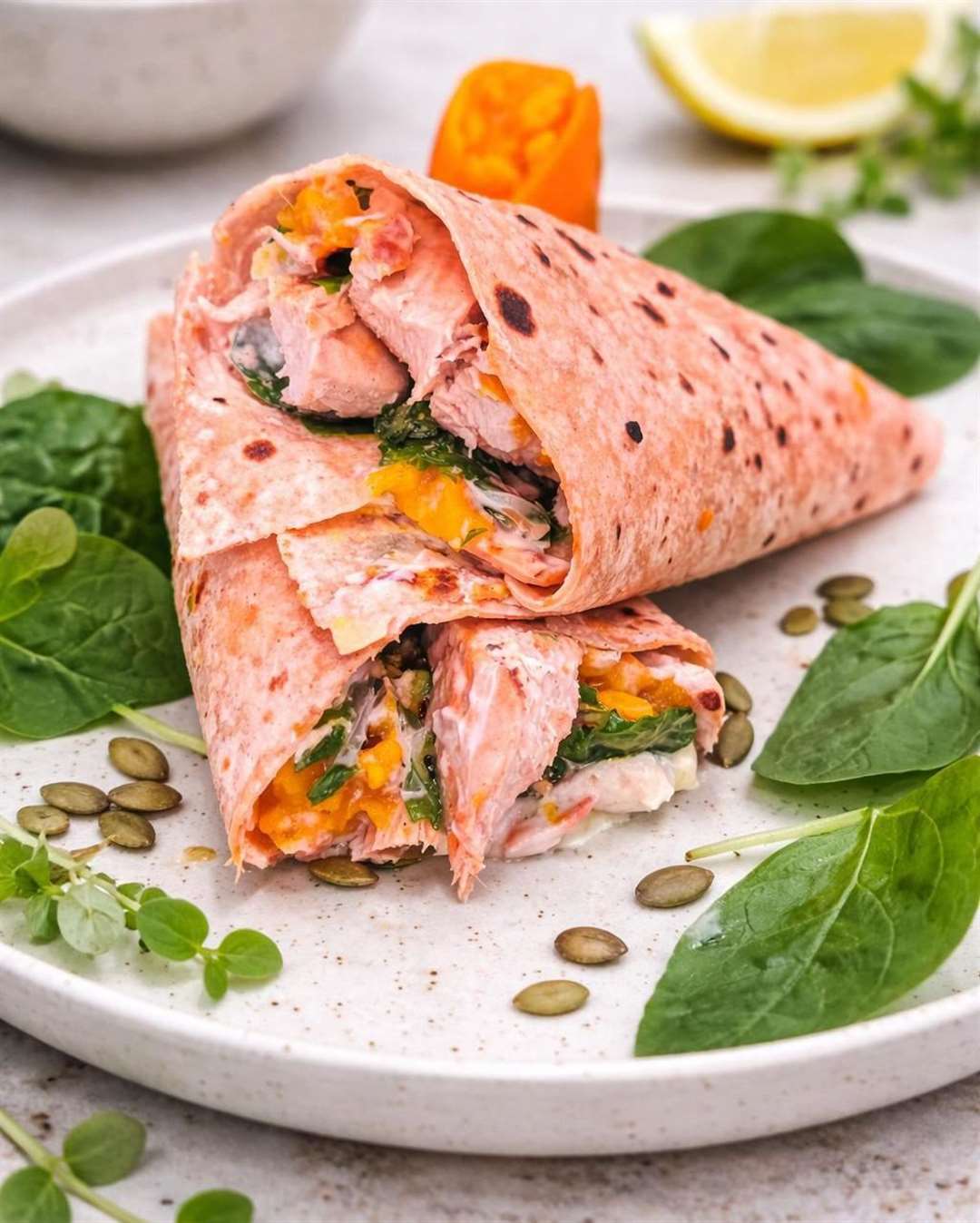 There are nutritious sandwiches and bowls available