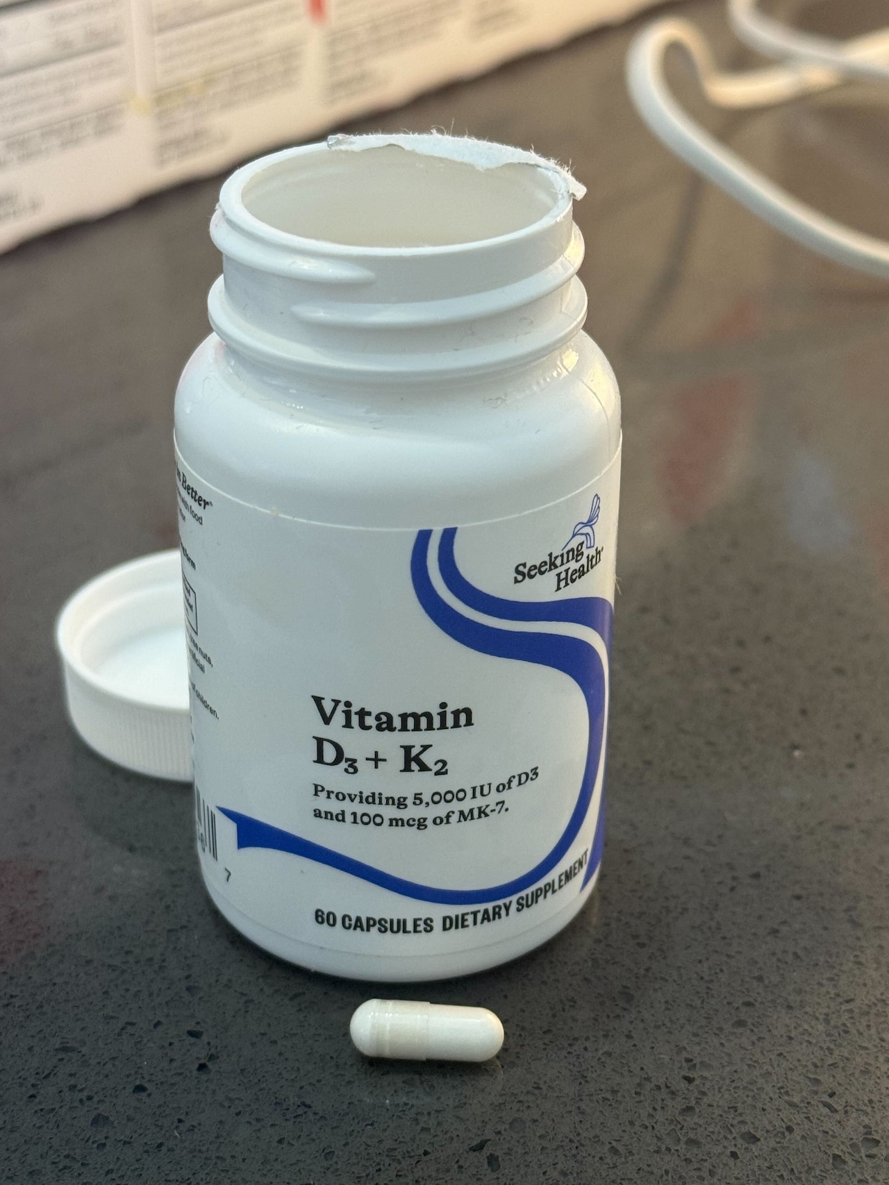 Seeking Health Vitamin D3 + K2 supplement