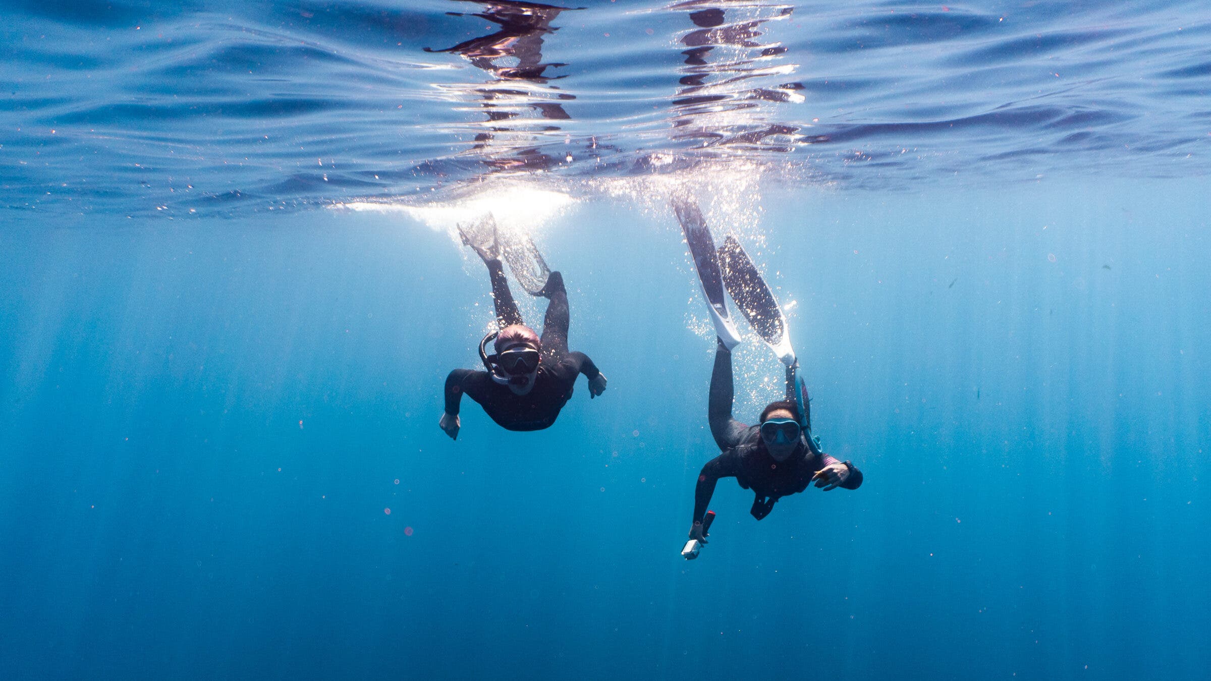 Freediving off La Ventana