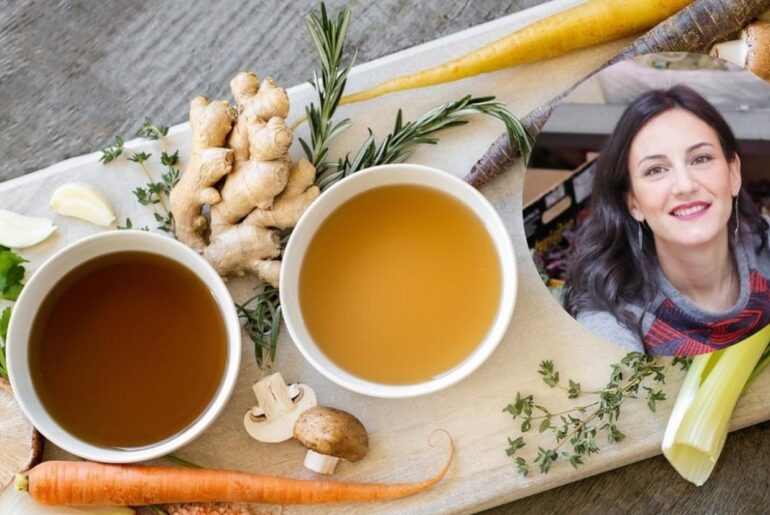 Amil López, nutrition expert: “Drinking detox broth reduces bloating and fluid retention”