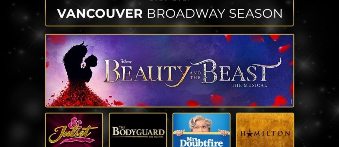 HAMILTON, BEAUTY AND THE BEAST And More Set for Broadway Across Canada 2026-2027 Season
