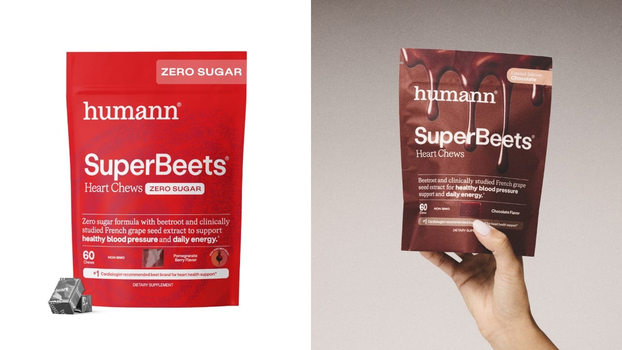 Humann SuperBeets dietary supplement chew pouches
