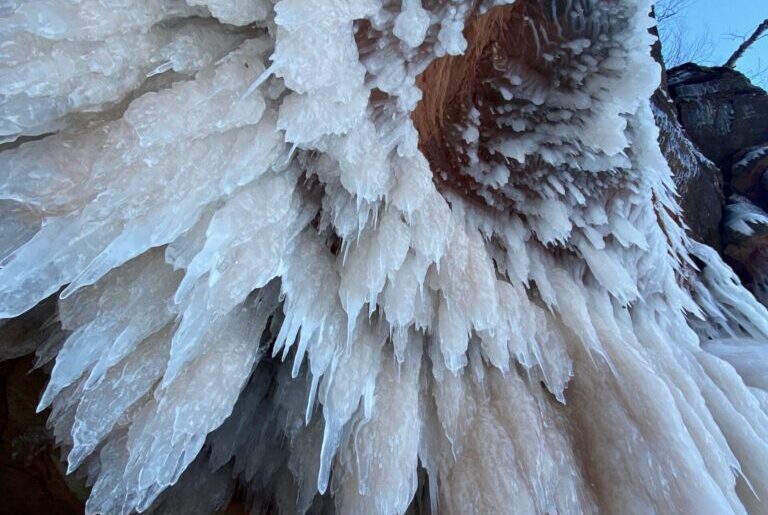 Ice caves’ brief return shows beauty and risk on Lake Superior