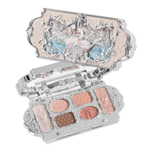 Swan Ballet Series Six-Color Makeup Palette - 01 White Swan