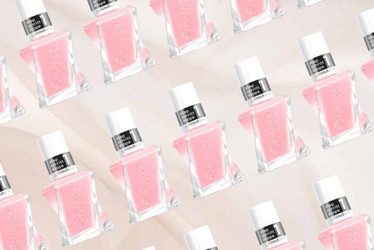 For a chic, sheer mani, essie's Gossamer Garment is the one