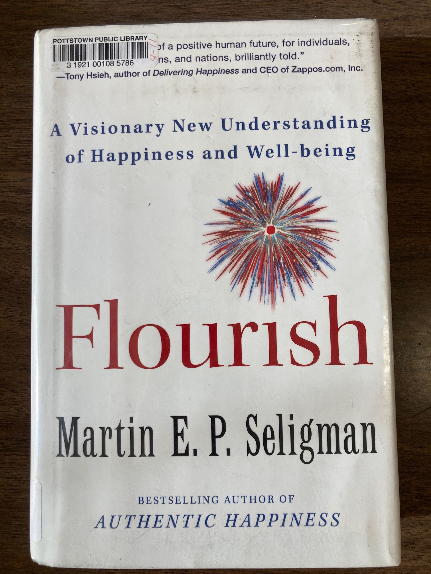 “Flourish” by Martin E. P. Seligman. (Photo courtesy of Pottstown...