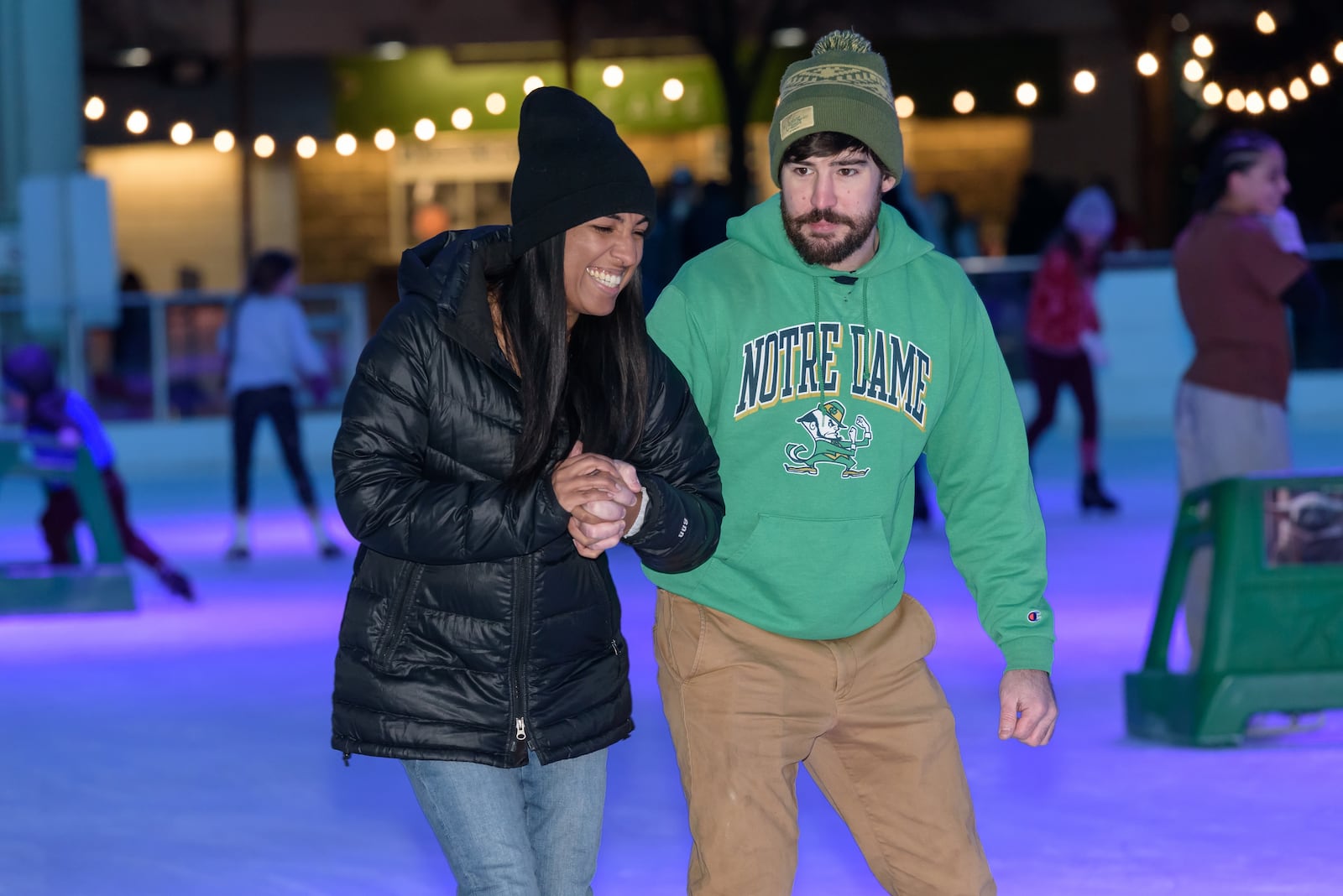 The MetroParks Ice Rink is hosting Galentine's and Valentine's Day skate specials to celebrate the season. CONTRIBUTED