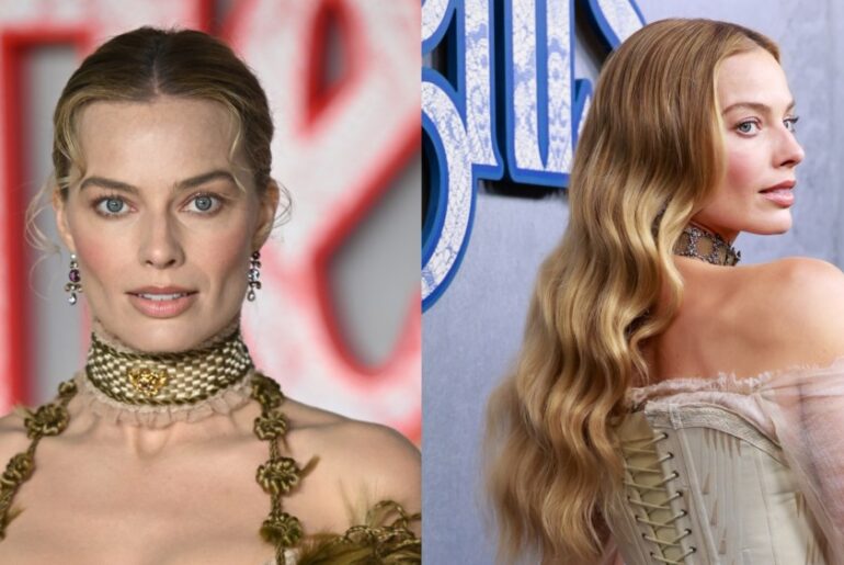 Margot Robbie's "Wuthering Heights" beauty looks.