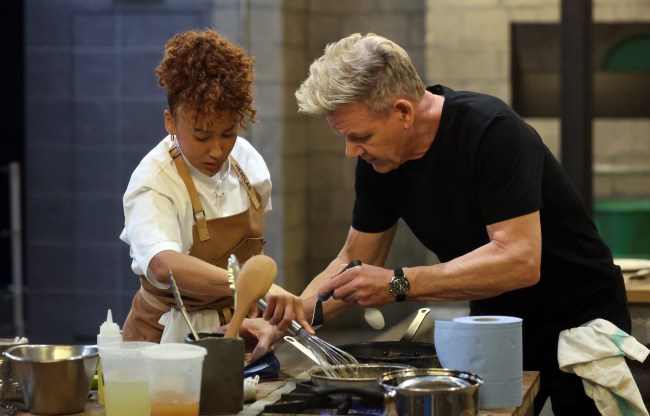 NEXT LEVEL CHEF: L-R: Contestant Andy and Gordon Ramsay in the NEXT LEVEL CHEF 