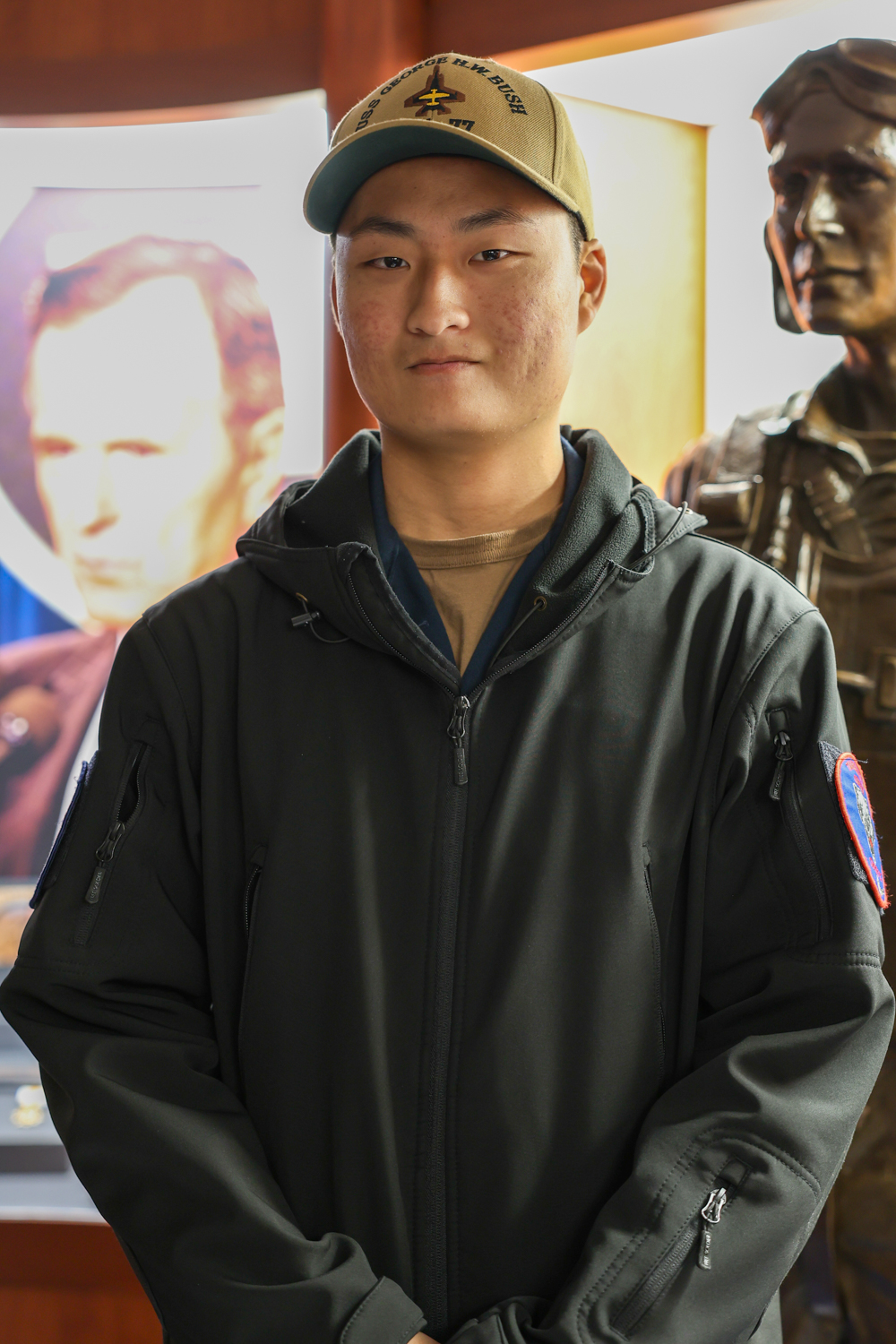 Airman Apprentice Matthew Kim of Brea serves aboard USS George...