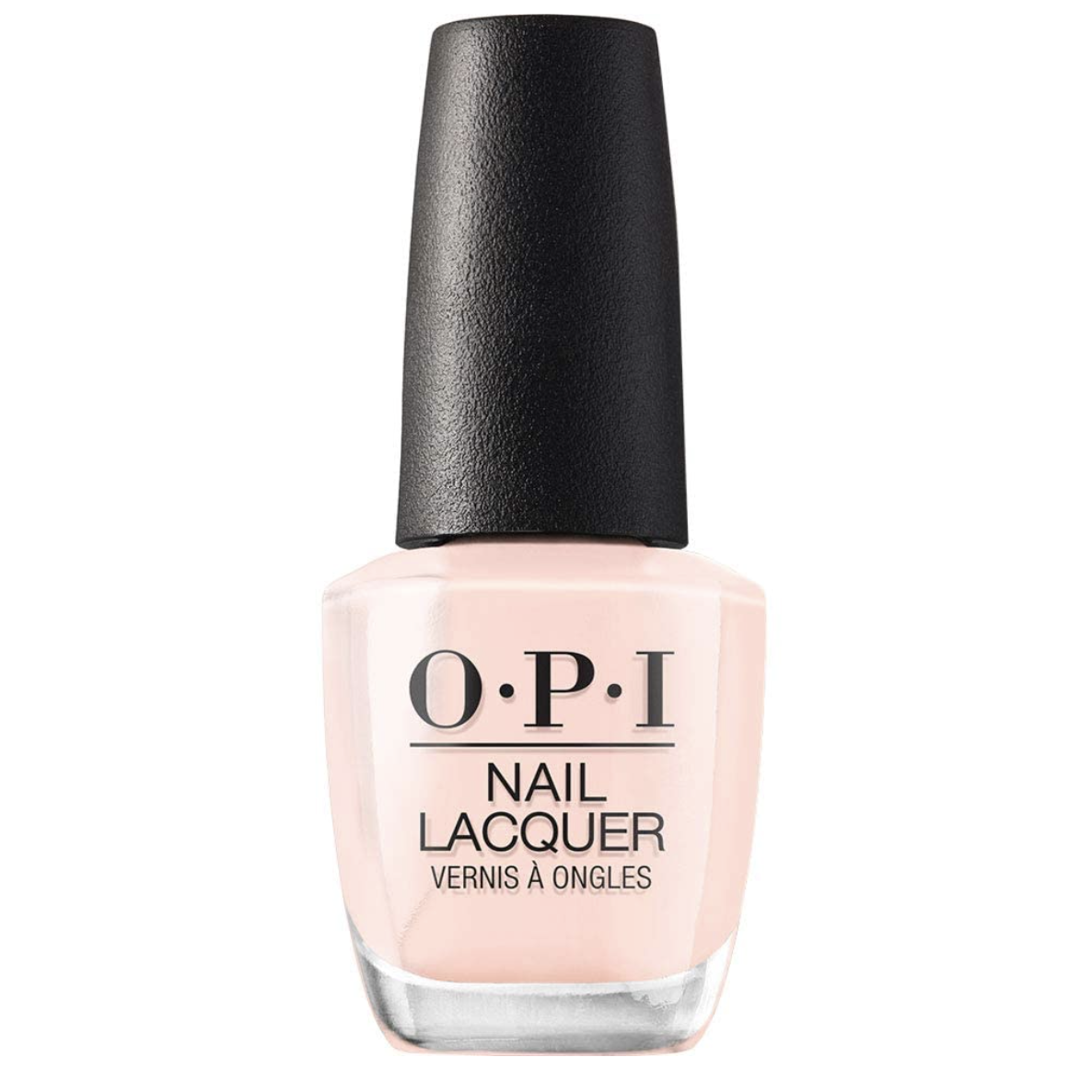 Opi Nail Lacquer Bubble Bath | Sheer Nude Pink Crème Chip Resistant Nail Polish | Fast Drying, Streak Free