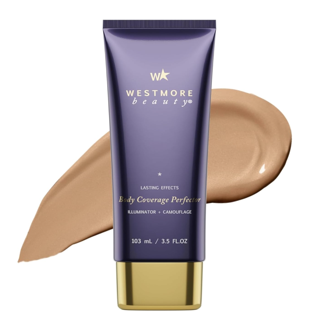 Westmore Beauty Body Coverage Perfector – Waterproof Leg & Body Makeup/bronzer for Women - Best Tattoo Cover Up Makeup & Tattoo Concealer - 3.5 Oz Natural Radiance