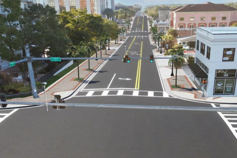 After Years of Barriers, Lakeland’s Road Diet Moves Forward