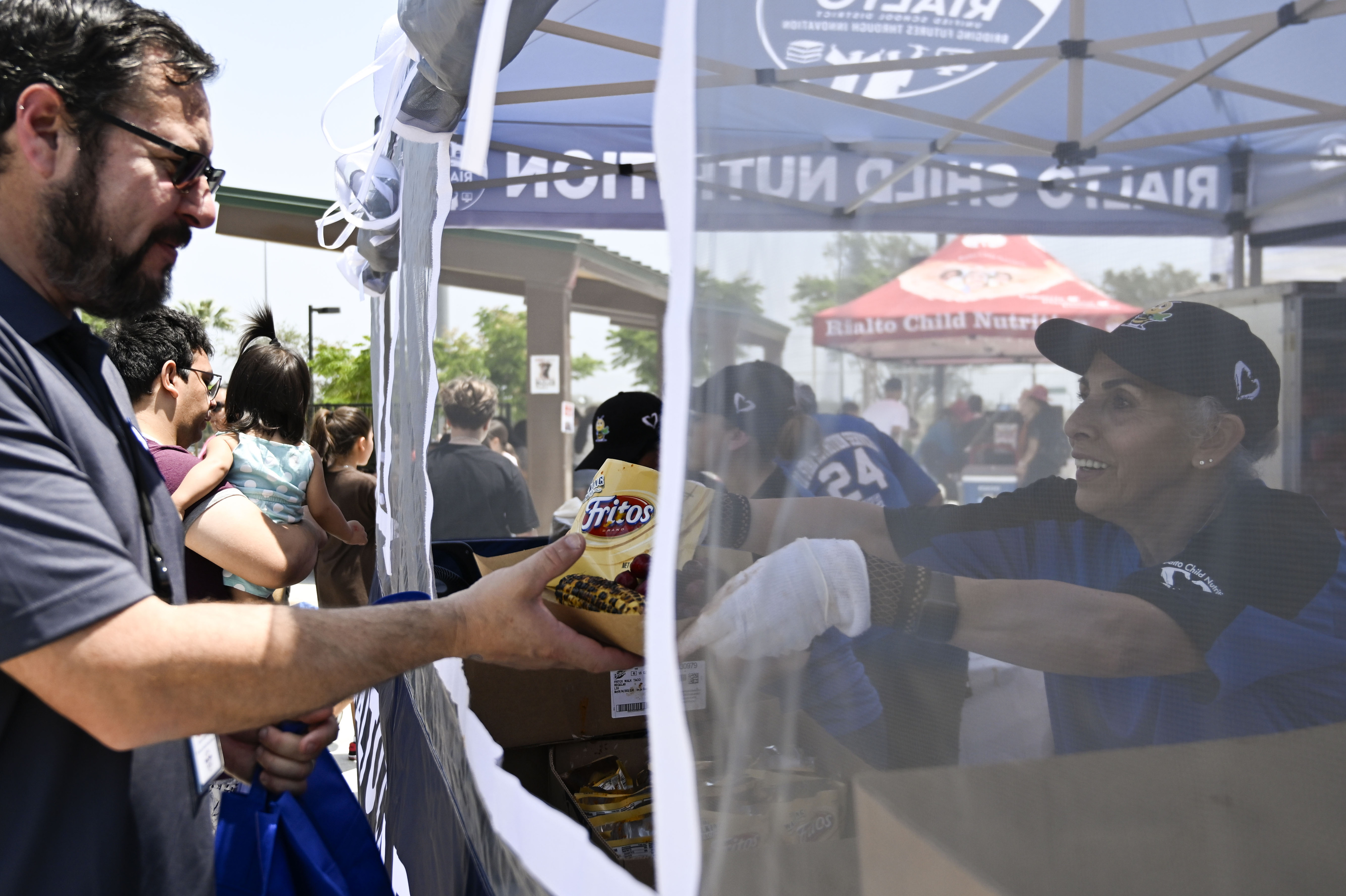 The free Summer Food Service Program, sponsored by the Rialto...