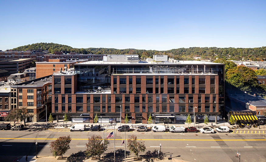 Shown is the front exterior of Valley Bank at 70 Speedwell Ave. in Morristown.