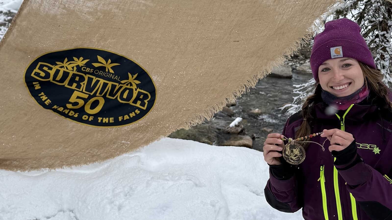 Scarlett Hamrick, a Jackson snowmobile guide, won the Survivor 50 Challenge this past week, finding a hidden immunity idol to promote the 50th season of "Survivor." She won a chance at tickets to the live season finale in Los Angeles later this year.