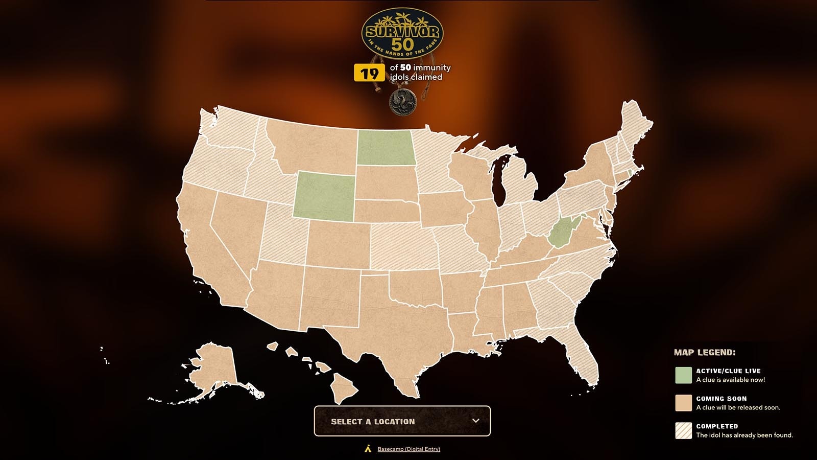 The "Survivor 50 Challenge" is a celebration of the 50th season of the reality show “Survivor,” and Monday is Wyoming’s turn to find a hidden immunity idol. Whoever wins will need a snowmobile to find it hidden near “a town named for David Edward."