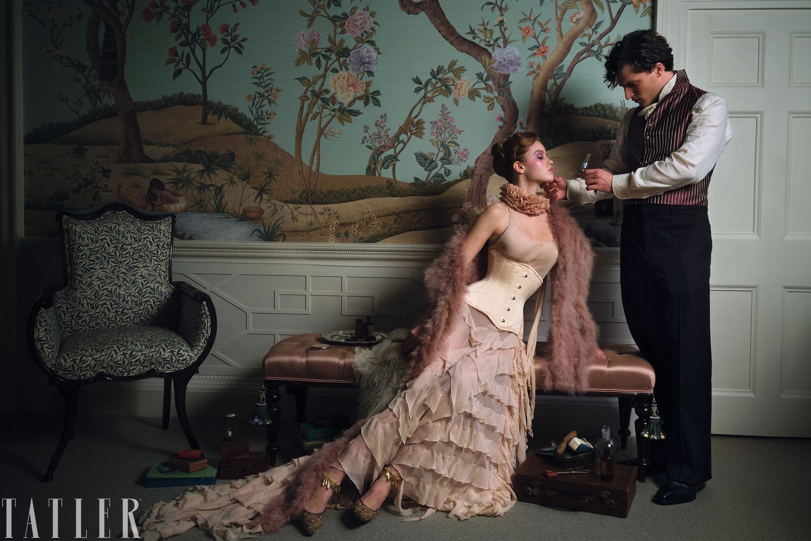 Image may contain Clothing Costume Person Adult Formal Wear and Dress