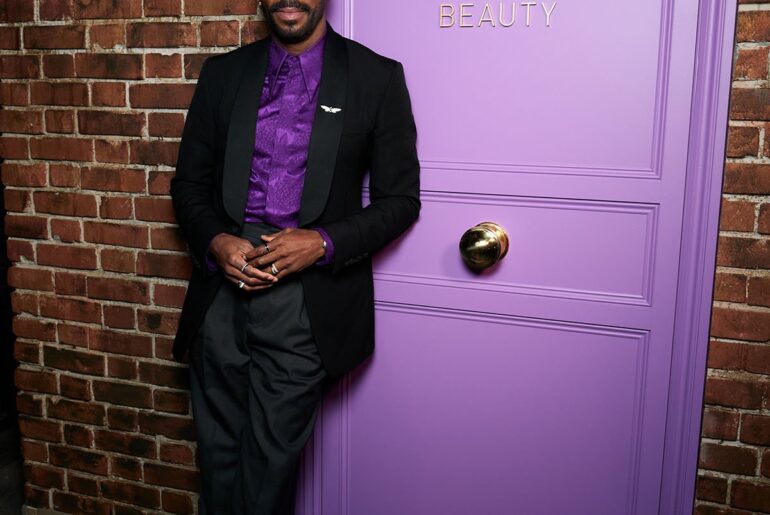 Colman Domingo & Lily Allen Attend Valentino Beauty House Party