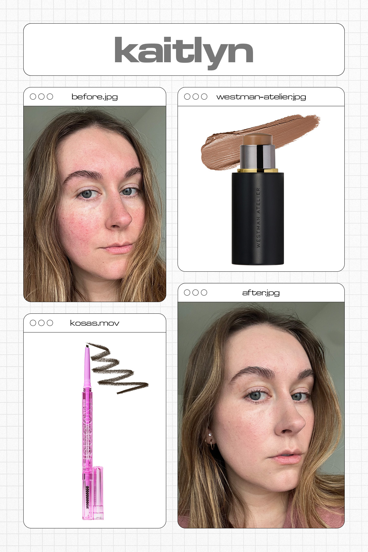 Editor applying Armani Luminous Silk Foundation