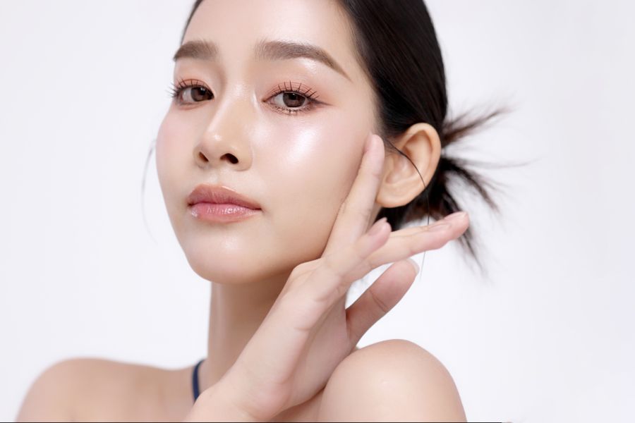 woman looking at camera