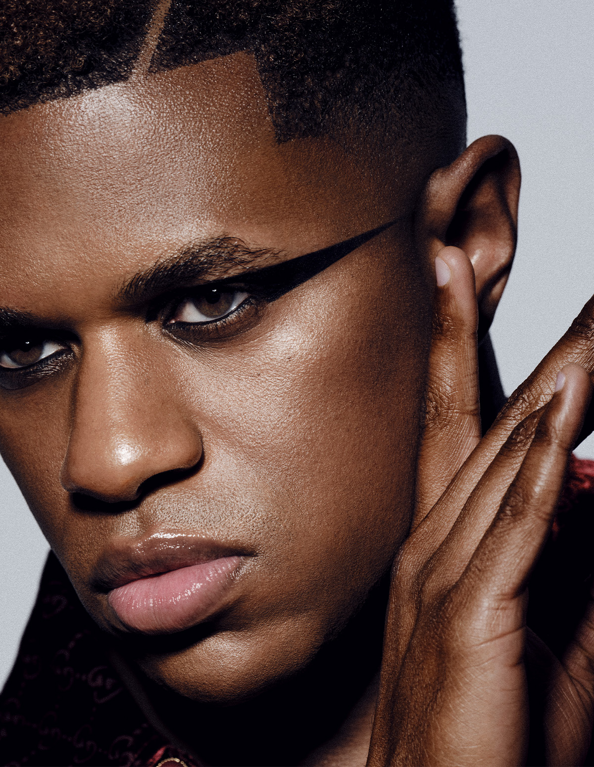 Jeremy Pope for Who What Wear's winter beauty feature.