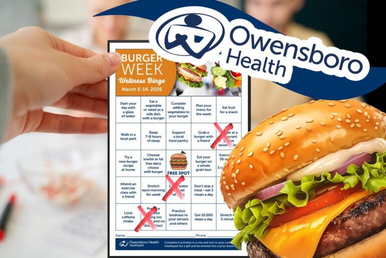 How to Play Owensboro Health Burger Week Wellness Bingo