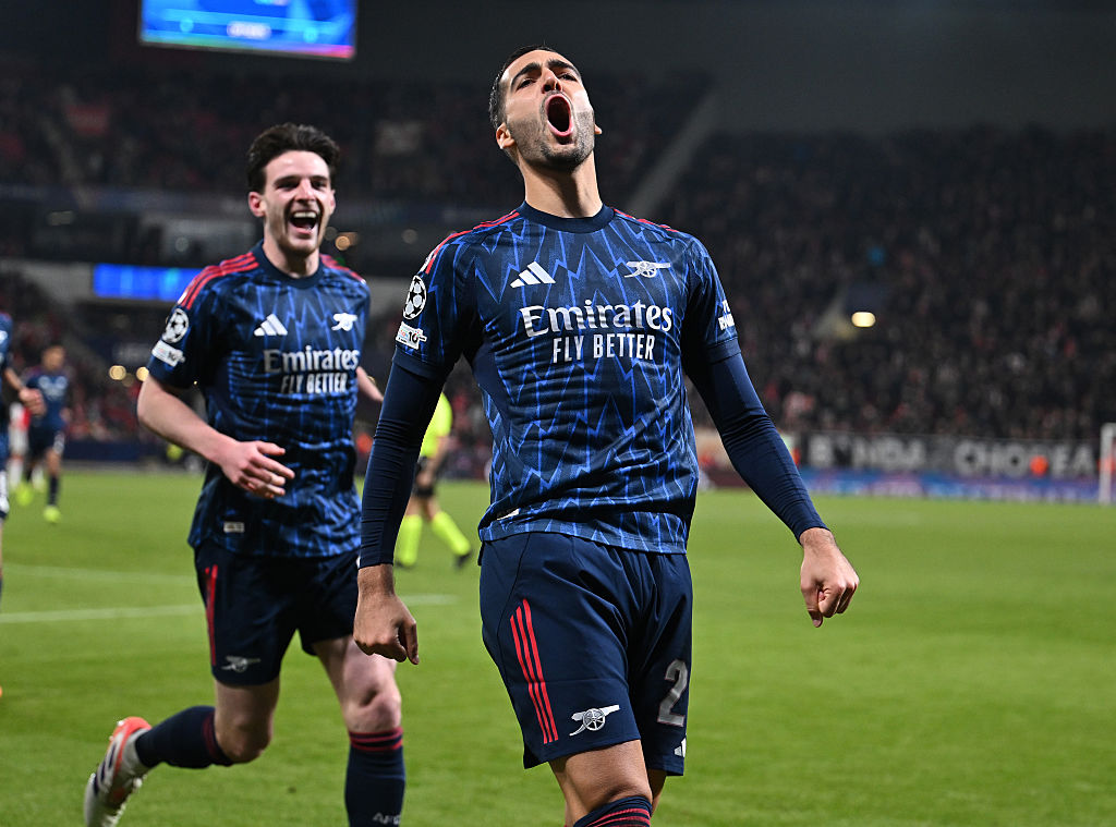 Mikel Merino deputised up front for Arsenal in Viktor Gyokeres' absence