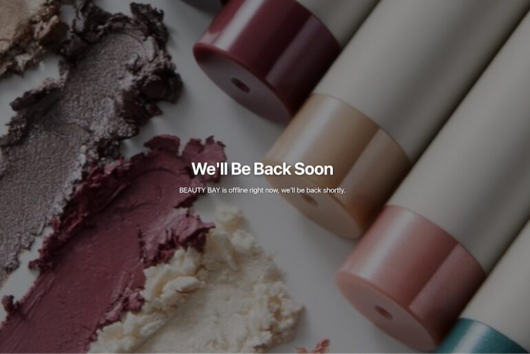 Beauty Bay files notice of intent to appoint administrators as website goes offline