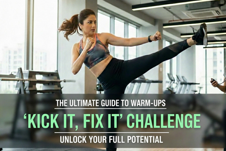 Bhagyashree pushes for cardio warm up